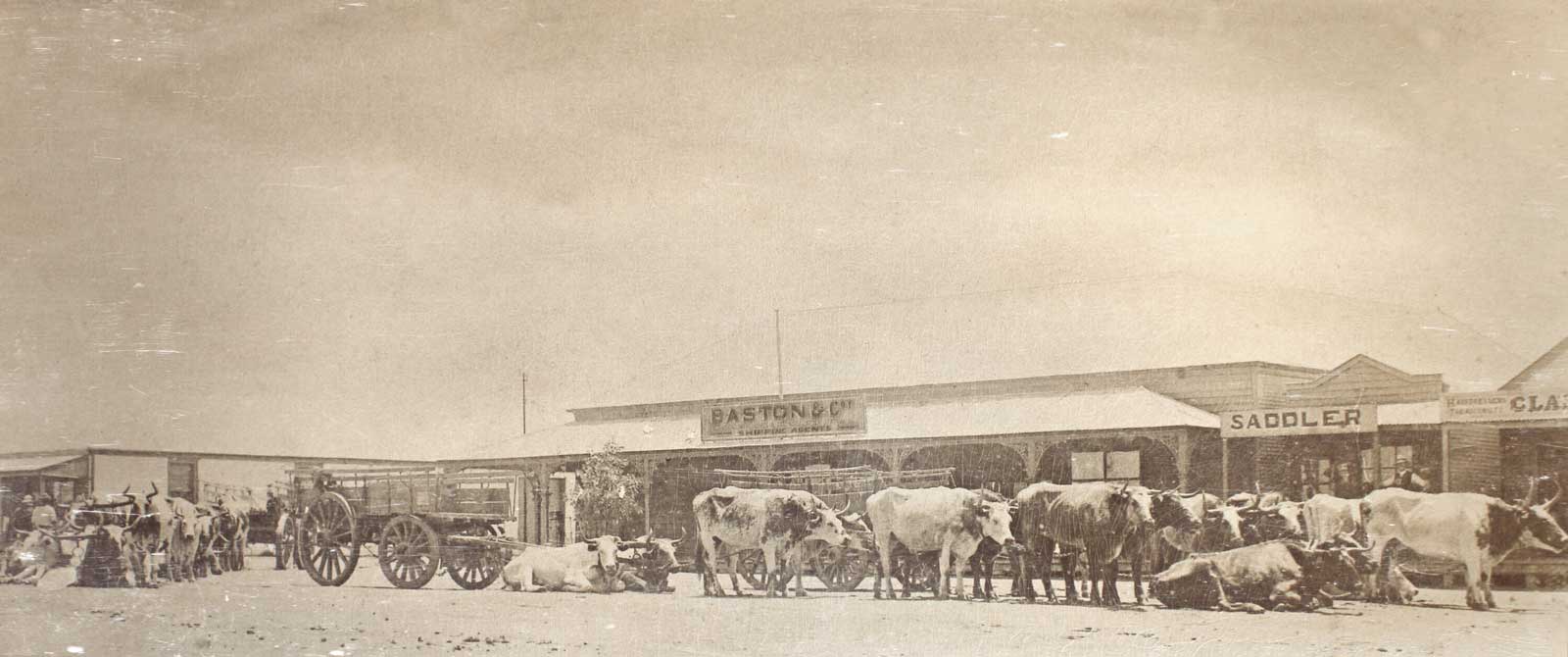 Wild West Gascoyne town of Carnarvon George Baston started a trading store in 1881 Baston & Co Western Australia